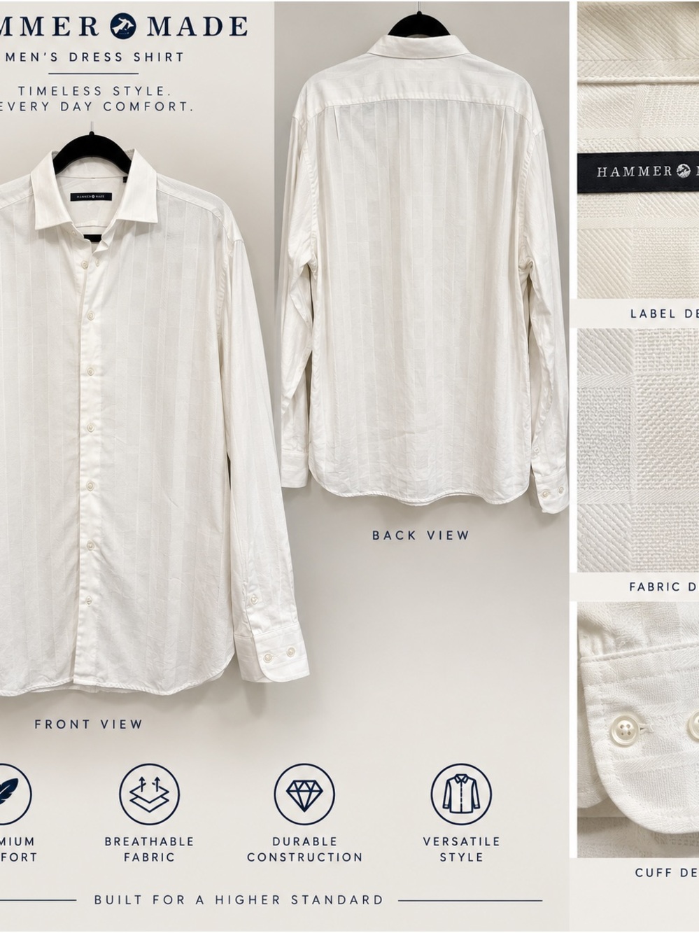 Men's White Dress Shirt